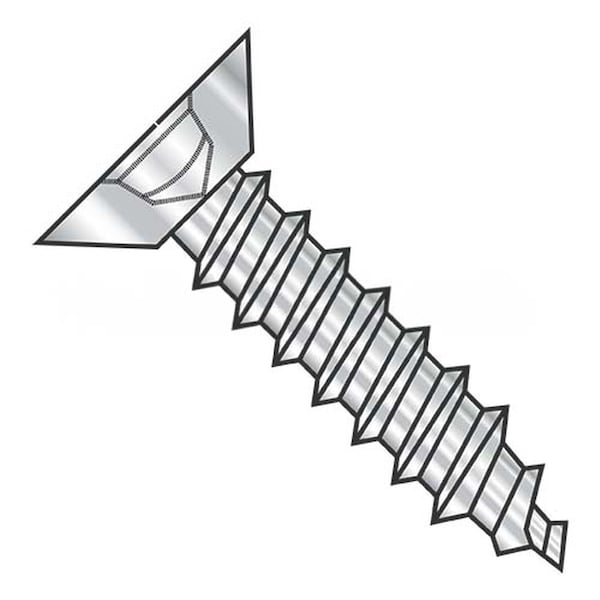 Usa Industrials Self-Drilling Screw, #6-18 x 5/8", Plain 18-8 Stainless Steel Flat Head Square Drive BULK-SCRW-14219 - main
